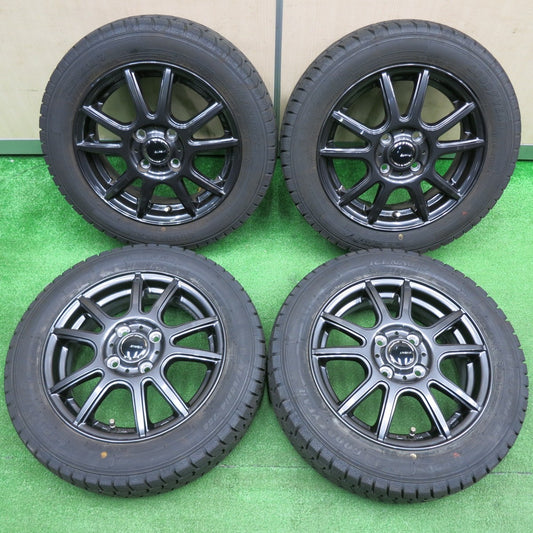 [送料無料] バリ溝！23年！キレイ！9.5分以上★スタッドレス 155/65R14 グッドイヤー アイスナビ7 EMBELY 14インチ PCD100/4H★4120805TNス
