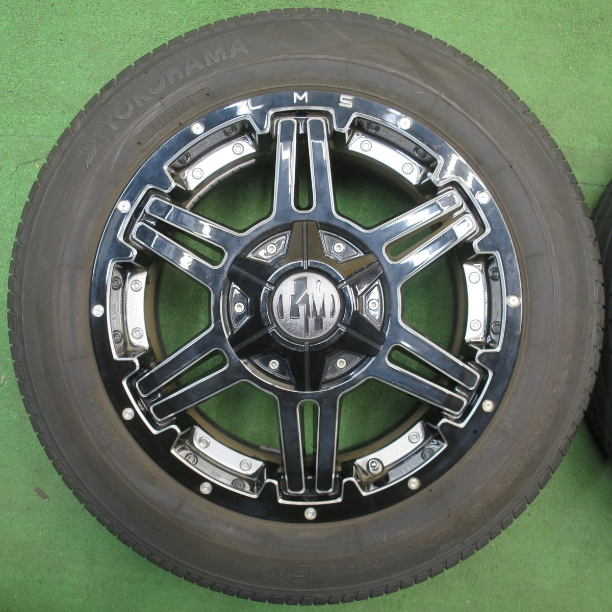 バリ溝！8.5分★LEHRMEISTER SAND 205/60R16 ヨコハマ dB デシベル E70 E70L レアマイスター サンド 16インチ PCD114.3 127/5H マルチ★6041401NJノ
