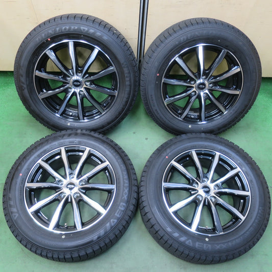 バリ溝！22年！キレイ！9.5分★スタッドレス 225/60R17 ダンロップ ウインターマックス 03 TEAD テッド 17インチ PCD114.3/5H★6010909イス