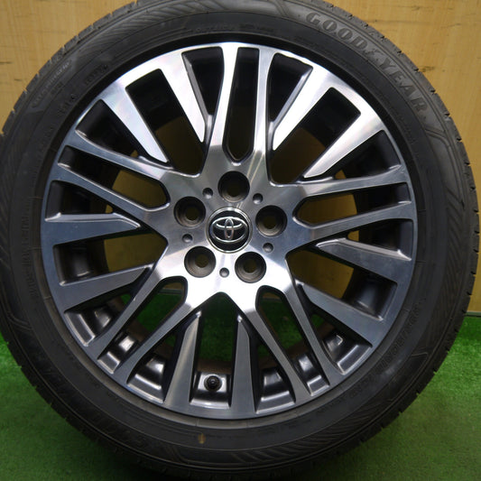 バリ溝！22年！9.5分！1本★トヨタ 30系 アルファード ヴェルファイア 純正 235/50R18 グッドイヤー EfficientGrip RVF02 18インチ PCD114.3/5H★6020206Hノ