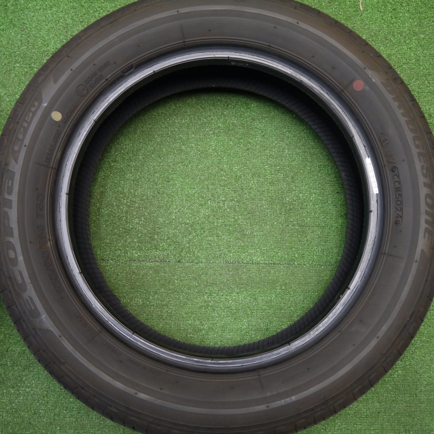 バリ溝！24年！8.5分★155/65R14 ブリヂストン エコピア EP150 タイヤ 14インチ ラパン タント スペーシア N-BOX 等★5111203Hノタ