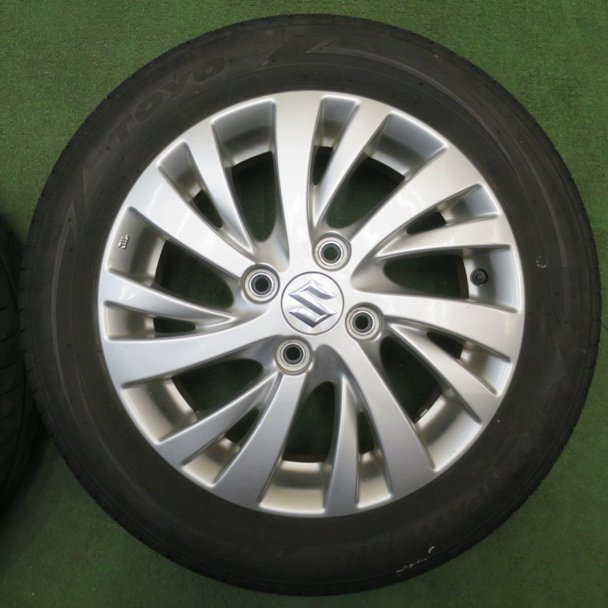 4本価格！24年★スズキ スペーシア 純正 155/65R14 トーヨー トランパス LuK 14インチ PCD100/4H★6032407NJノ
