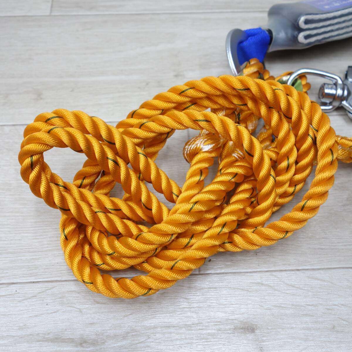 [送料無料] 未使用◆藤井電工 ツヨロン タイプ2 ランヤード NM-A469 FS-110 フルハーネス型 キーロック対応 130kg 安全帯 フック2◆