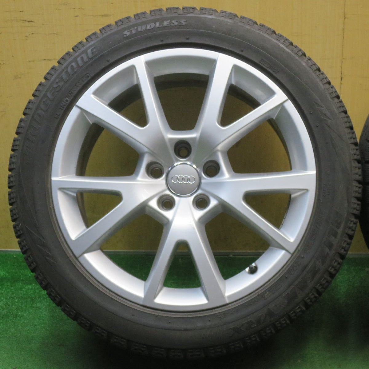 キレイ◎アウディ A6 4G 純正 225/50R18 スタッドレス ブリヂストン ブリザック VRX 18インチ PCD112/5H◎6061705NJス