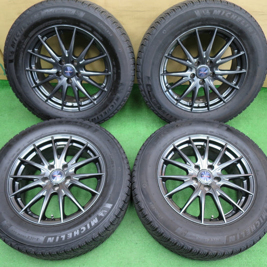 ほぼ未使用！22年！キレイ★スタッドレス 225/65R17 ミシュラン X-ICE SNOW SUV VELVA SPORTZ ヴェルヴァ 17インチ PCD114.3/5H★6022602NKス