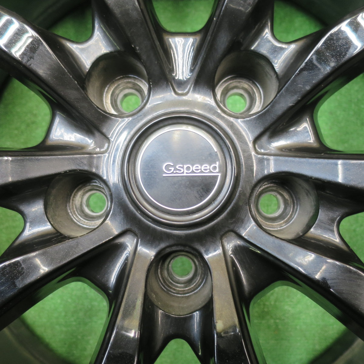 バリ溝！キレイ！9.5分★G.Speed スタッドレス 225/60R18 ブリヂストン ブリザック DM-V3 Gスピード 18インチ PCD114.3/5H★5110909NJス