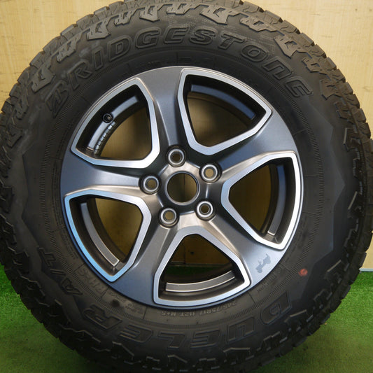 新車外し！1本◎JEEP ジープ JL ラングラー 純正 245/75R17 ブリヂストン デューラー A/T RH-S 17インチ PCD127/5H◎6072703Hノ