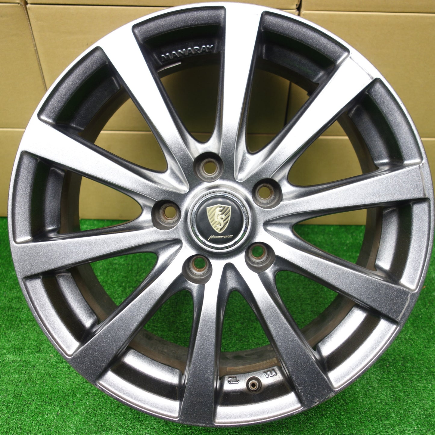 4本価格★MANARAY SPORT 16インチ ホイール マナレイ スポーツ 16×6.5J PCD114.3/5H★5112001KTホ