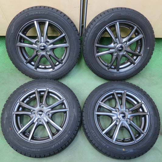 バリ溝！キレイ！9.5分◎スタッドレス 155/65R14 ダンロップ ウインターマックス WM02 NIRVANA NV ニルバーナ ニルヴァーナ 14インチ PCD100/4H◎6072201イス