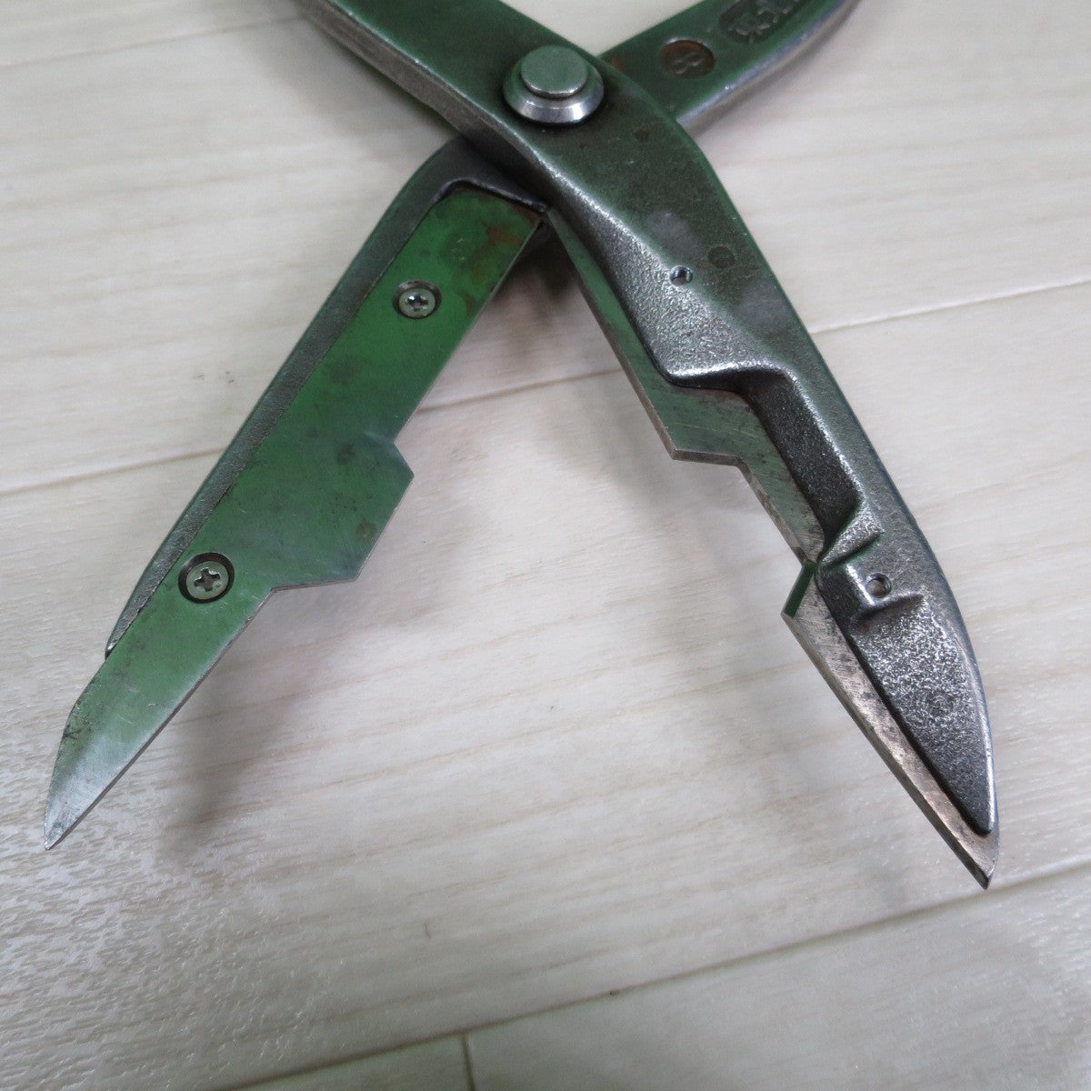 [送料無料] ☆東北エスパル 板金 はさみ 替刃式 伊達角 全長約 350mm 金切 鋏 ハサミ ②☆