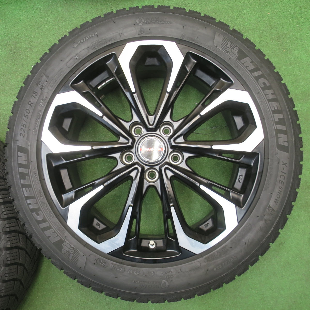 4本価格★Leyseen PRAVA 5X 225/50R18 スタッドレス ミシュラン X-ICE SNOW レイシーン プラバ 18インチ PCD114.3/5H★6021001NJス