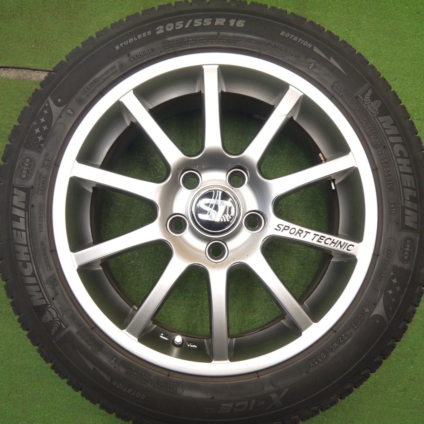 4本価格★ワーゲン ゴルフ 等 SPORT TECHNIC 205/55R16 スタッドレス ミシュラン X-ICE XI3 スポーツテクニック 16インチ PCD112/5H★5042508Hス