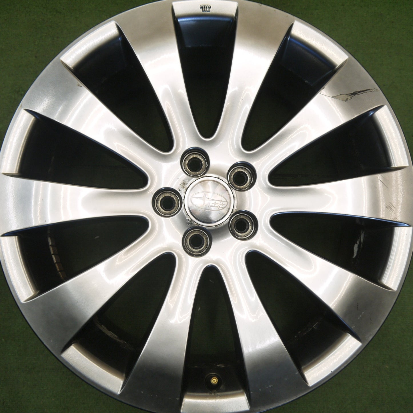 4本価格★スバル BP5 BL5 レガシィ 純正 ホイール 18インチ 18×7JJ PCD100/5H★3051206Hホ