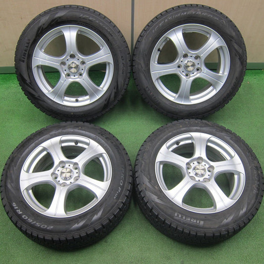 バリ溝！21年！キレイ！8.5分★スタッドレス 205/60R16 ピレリ アイスアシンメトリコ プラス NEXTA ネクスタ 16インチ PCD114.3/5H★4121411TNス