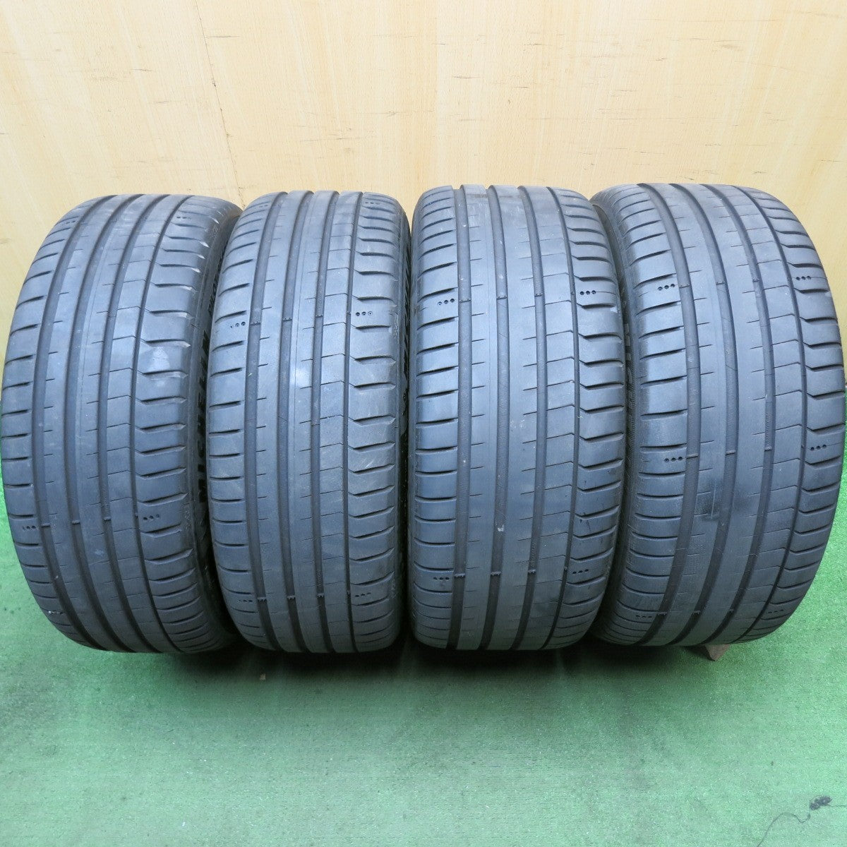 バリ溝！23年！キレイ！9分★ベンツ 等 BBS RE-V7 006 007 225/45R18 255/40R18 ミシュラン パイロットスポーツ5 18インチ PCD112/5H★5072608HAノ