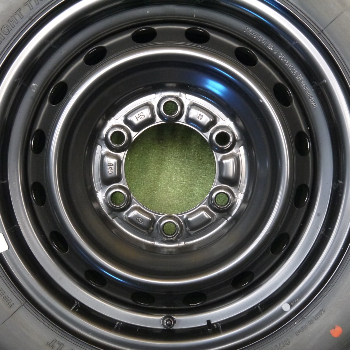 新車外し！25年★トヨタ 200系 ハイエース 純正 スチール 195/80R15 107/105S ブリヂストン エコピア RD613 15インチ PCD139.7/6H★6031105Hノ