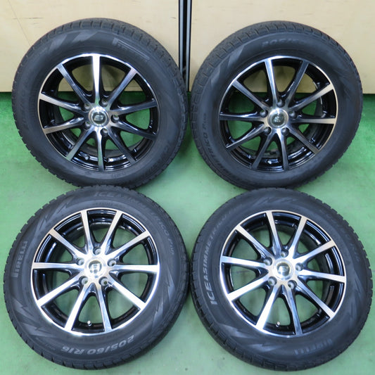 キレイ★スタッドレス 205/60R16 ピレリ アイスアシンメトリコ プラス STRANGER ストレンジャー 16インチ PCD114.3/5H★5041004イス