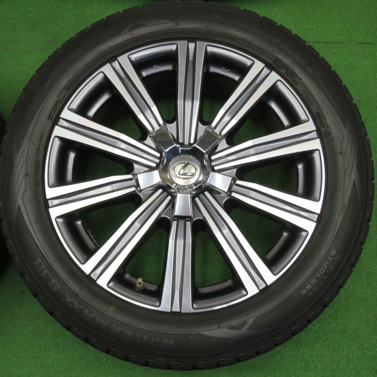 センサー付！バリ溝！9分★レクサス LX 570 純正 275/50R21 スタッドレス ダンロップ ウインターマックス SJ8 21インチ PCD150/5H★6041204NKス