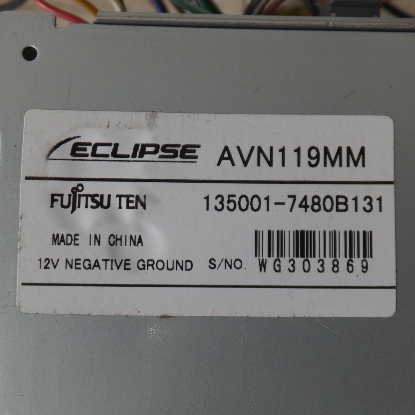 [送料無料] ★富士通テン製 マツダ 純正 メモリーナビゲーション AVN119MM[25]★