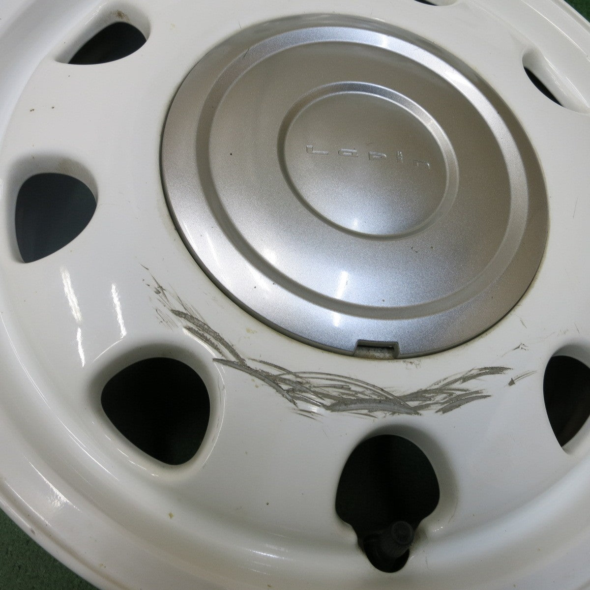 [送料無料] キレイ★スズキ ラパン ショコラ HE22S 純正 ENKEI ホイール 14インチ 14×4.5J エンケイ PCD100/4H★4101010SYホ