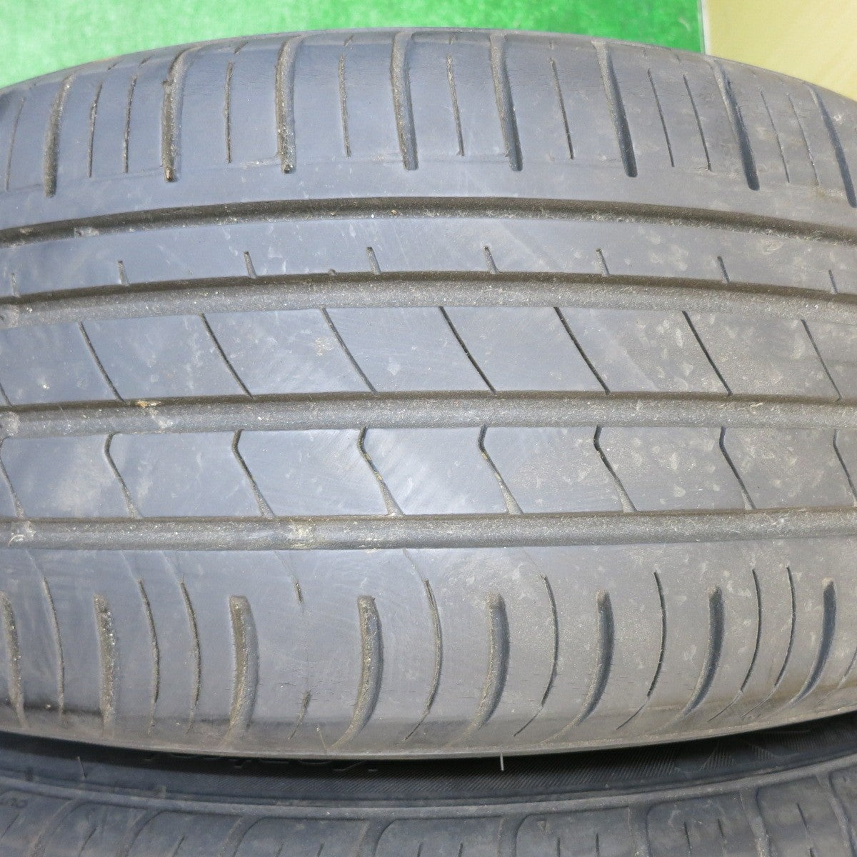バリ溝！9分★トヨタ 50系 エスティマ 純正 215/55R17 ハンコック キナジー エコ RV 17インチ PCD114.3/5H★5050411NJノ