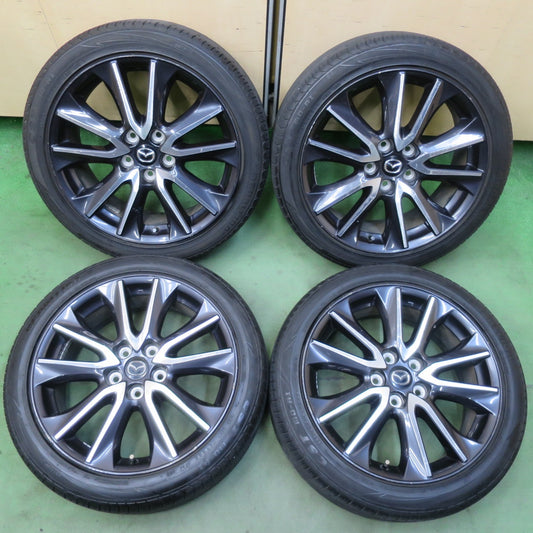 バリ溝！24年！9.5分★マツダ CX-3 純正 215/45R18 メダリオン CST MD-A1 18インチ CX3 PCD114.3/5H★6032609イノ