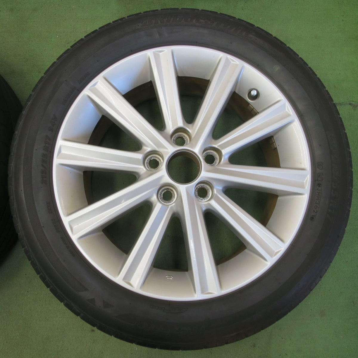 4本価格★トヨタ 50系 カムリ 純正 215/55R17 ブリヂストン ネクストリー エコピア 17インチ PCD114.3/5H★6061011イノ