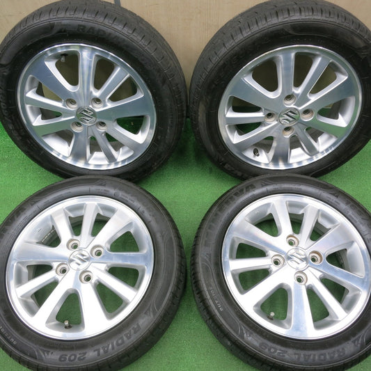 [送料無料] 4本価格！21年★スズキ DA17W エブリイ ワゴン 純正 165/60R14 ミネルバ ラジアル 209 14インチ PCD100/4H★5010203NJノ