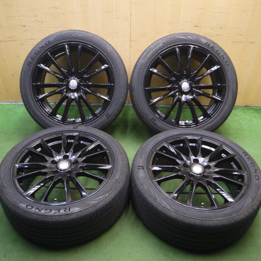 *送料無料* バリ溝!22年!9分★235/45R18 ブリヂストン レグノ GR-XⅡ LeyBahn レイバーン 18インチ PCD114.3/5H★4042403Hノ