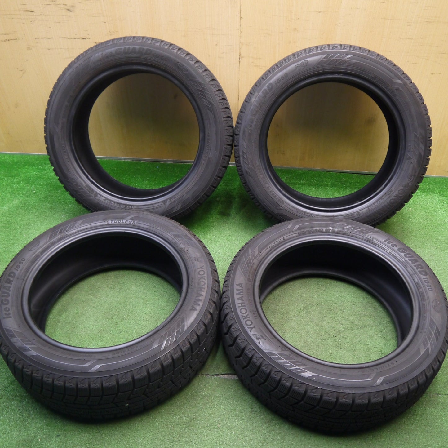 [送料無料] 4本価格★スタッドレス 195/55R16 ヨコハマ アイスガード iG60 タイヤ 16インチ プリウス キューブ ラフェスタ CR-Z セレナ 等★5032106Hスタ