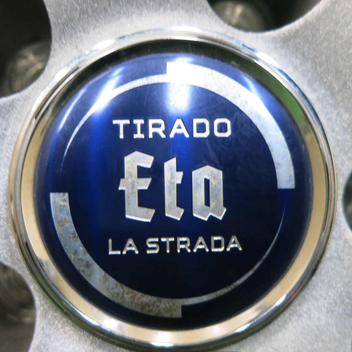 [送料無料] キレイ★TIRADO Eta LA STRADA 阿部商会 ホイール 18インチ 18×7.5J ティラード ラストラーダ イータ PCD114.3/5H★5010802SYホ