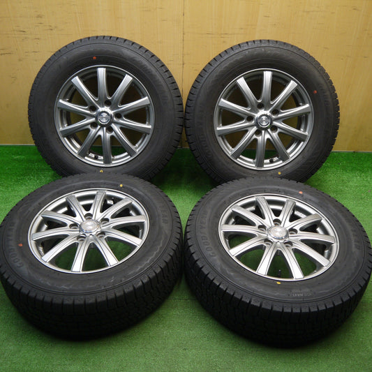 バリ溝！22年！キレイ！ほぼ10分★スタッドレス 205/65R15 グッドイヤー アイスナビ8 EUROMAGIC BLEST JP ユーロマジック 15インチ PCD114.3/5H★5120303Hス