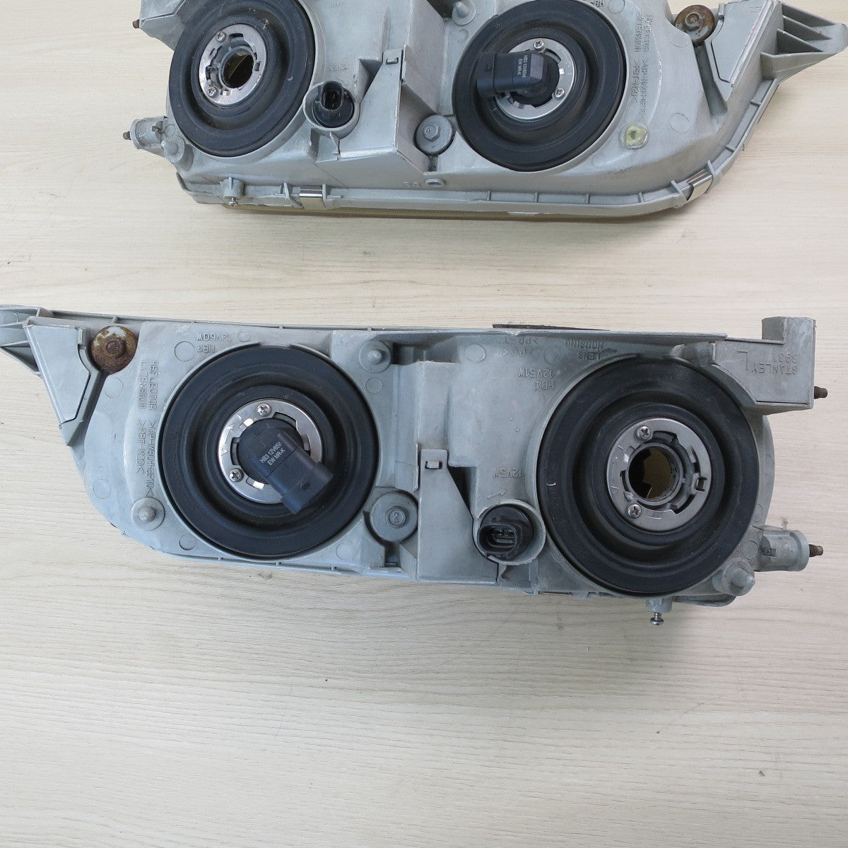 左右セット♪トヨタ JZX100 GX100 チェイサー 純正 ヘッドライト STANLEY 22-247 HCHR-11 STANLEY 6931 L R ヘッドランプ TOYOTA 照明 カー パーツ♪
