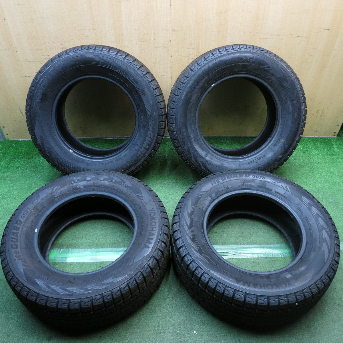 超バリ溝！9.5分以上◎スタッドレス 265/65R17 ヨコハマ アイスガード G075 タイヤ 17インチ ランクル プラド ハイラックス 等◎6092301KKスタ