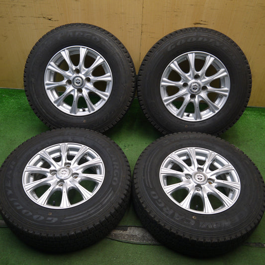 バリ溝！21年！キレイ！9.5分★スタッドレス 165R13 6PR グッドイヤー アイスナビ カーゴ JOKER ジョーカー 13インチ PCD100/4H★5080404Hス