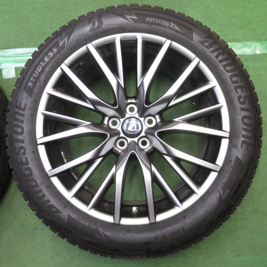 センサー付!バリ溝!キレイ!8.5分◎レクサス RX Fスポーツ 純正 235/55R20 スタッドレス ブリヂストン ブリザック DM-V3 20インチ PCD114.3/5H◎6090903NJス