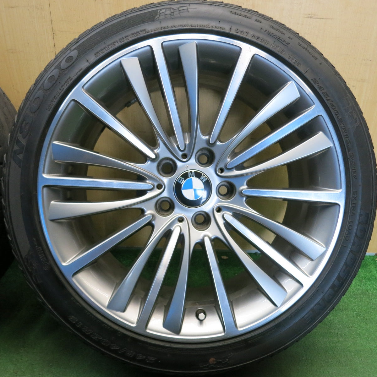 バリ溝！23年！9.5分以上◎BMW 6シリーズ F12 F13 純正 245/40R19 275/35R19 ロードストーン N8000 ウィンラン R330 19インチ PCD120/5H◎6061801HAノ