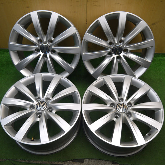 4本価格★VW ワーゲン シャラン 純正 ホイール 17インチ 17×7.0J PCD112/5H★5061701Hホ