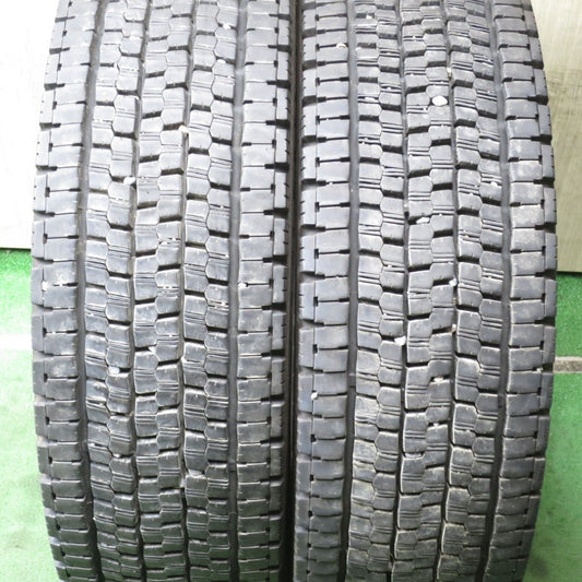 バリ溝！22年！9分★トラック タイヤ 245/70R19.5 136/134J スタッドレス ブリヂストン W999 19.5インチ★4052803クスタ