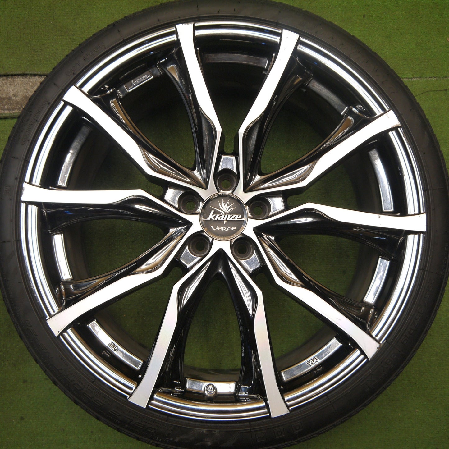 4本価格★プリウス 等 kranze VERAE 225/35R19 ナンカン NOBLE SPORT NS-20 クレンツェ ヴェラーエ 19インチ PCD100/5H★5072506Hノ