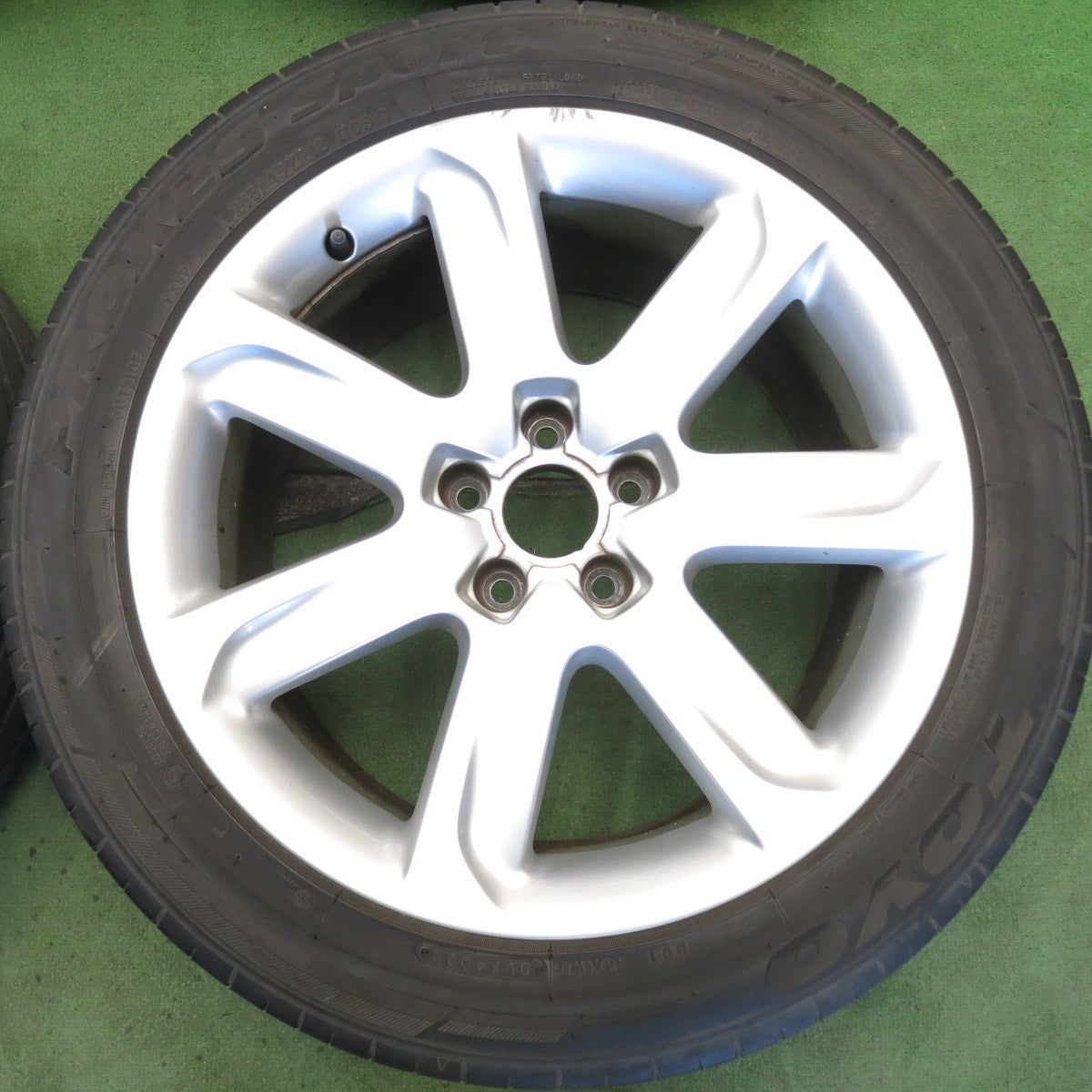 キレイ◎アウディ A7 4G 純正 255/45R18 トーヨー プロクセス スポーツ 18インチ PCD112/5H◎6072602HAノ