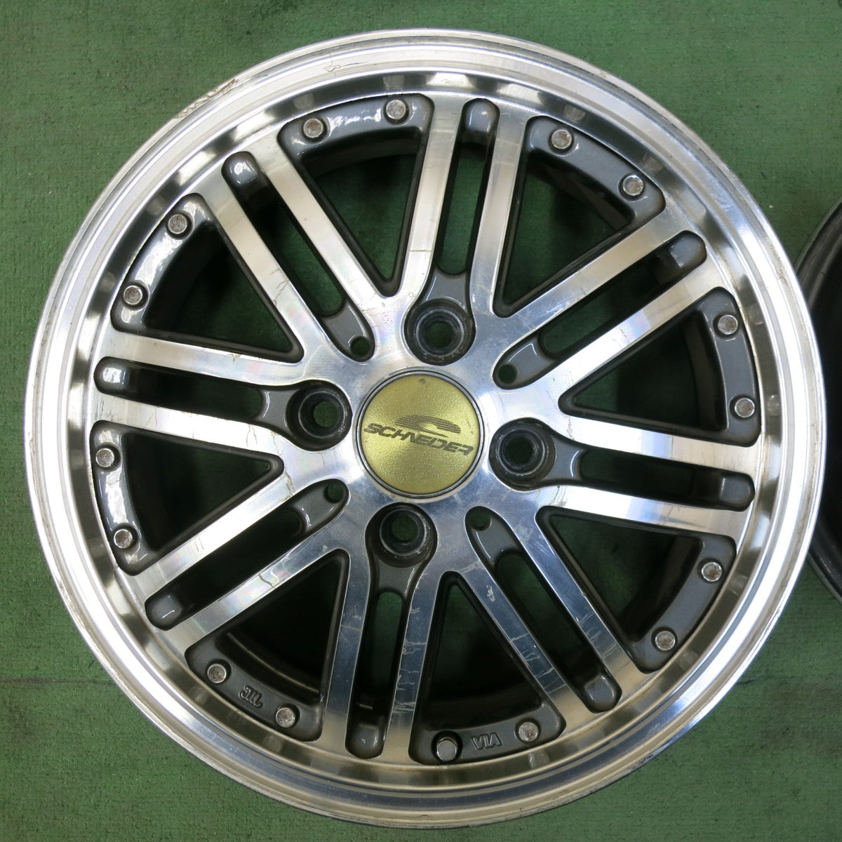 4本価格★SCHNEIDER シュナイダー 14インチ ホイール 14×4.5J PCD100/4H★5042502SYホ