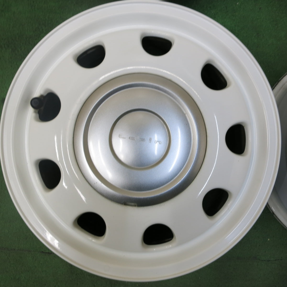 [送料無料] キレイ★スズキ ラパン ショコラ HE22S 純正 ENKEI ホイール 14インチ 14×4.5J エンケイ PCD100/4H★4101010SYホ