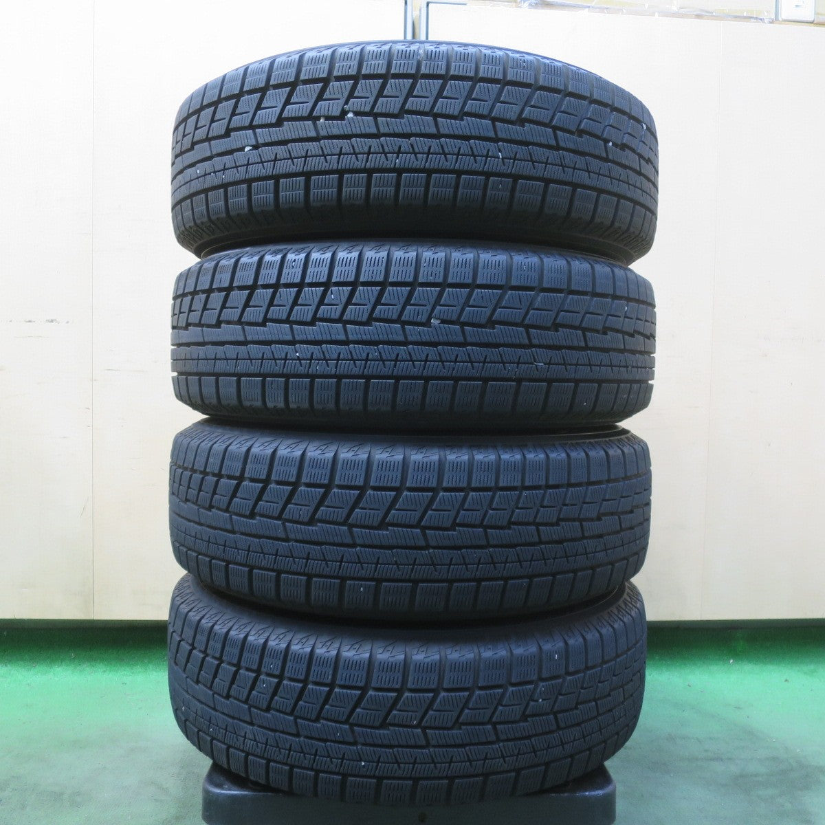 バリ溝！22年！キレイ！9分◎スタッドレス 185/65R15 ヨコハマ アイスガード iG60 EMBELY S10 エンベリー 15インチ PCD114.3/5H◎6081202イス