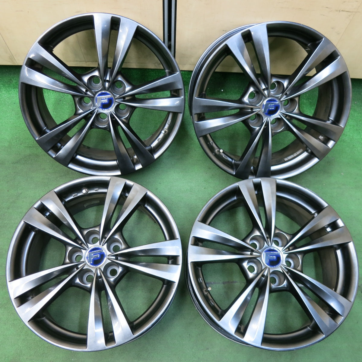 [送料無料] 4本価格★レクサス LS 等 Lehrmeister L-F LOUNGE 18インチ ホイール レアマイスター L-F ラウンジ 18×7.5J PCD120/5H★5012204SYホ