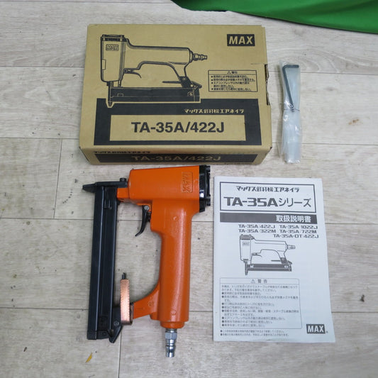 [送料無料] キレイ☆マックス 常圧 ステープル用 釘打機 エア ネイラ 10-22mm TA-35A/422J  箱付き 釘打ち機 エア工具☆