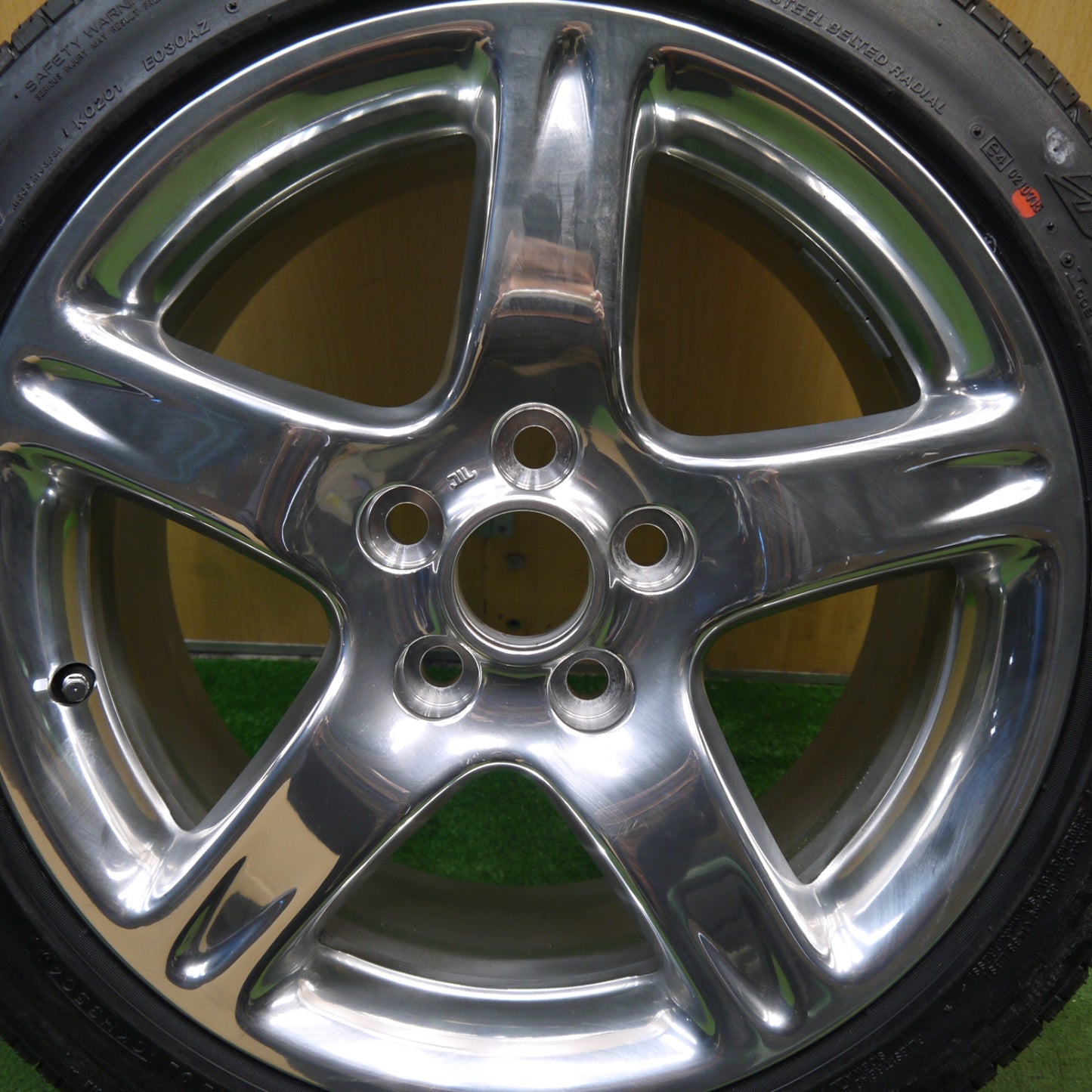 新車外し！1本★トヨタ 160系 アリスト ベルテックス 純正 235/45R17 ブリヂストン ポテンザ RE030 17インチ PCD114.3/5H★5052707Hノ