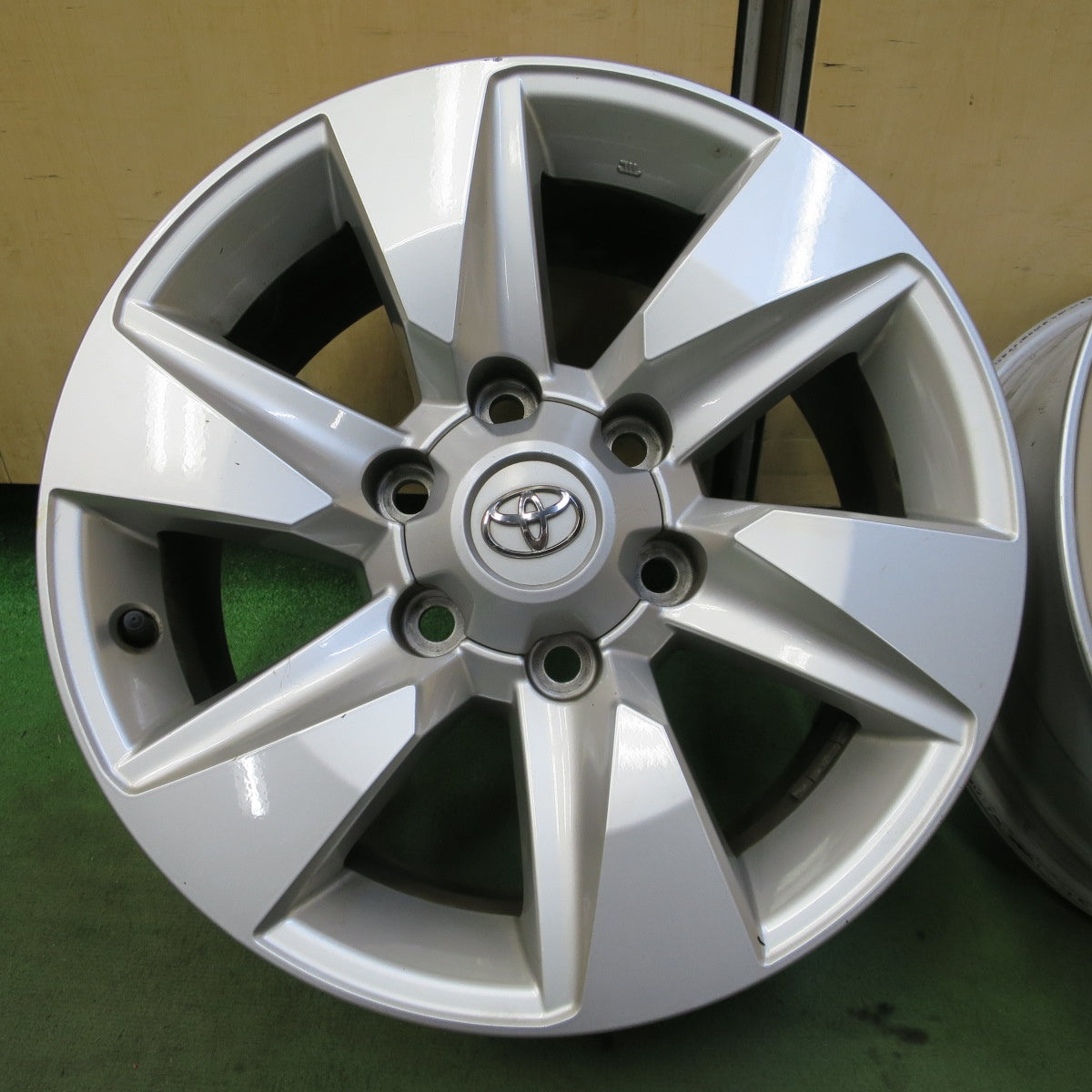 4本価格◎トヨタ 150系 ランクル プラド 純正 ホイール 17インチ 17×7.5J PCD139.7/6H◎6080403NGホ