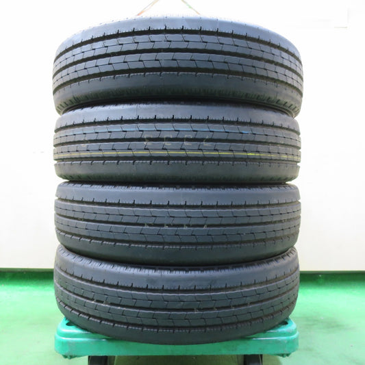 [送料無料] 新車外し！24年！ほぼ未使用★トラック タイヤ 205/75R16 113/111N ダンロップ エナセーブ SPLT50A 16インチ★4092410イノタ