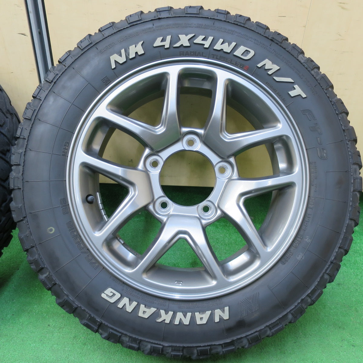 *送料無料* キレイ！21年★スズキ JB64W ジムニー 純正 175/80R16 ナンカン NK 4×4WD M/T FT-9 ホワイトレター PCD139.7/5H★4070405イノ